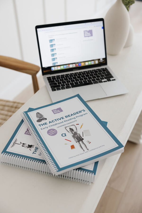 Active Reader instructional manual on desk